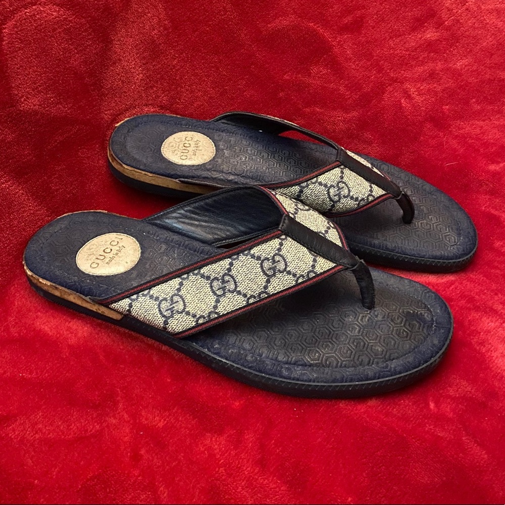 Gucci men’s flip flops size US 9